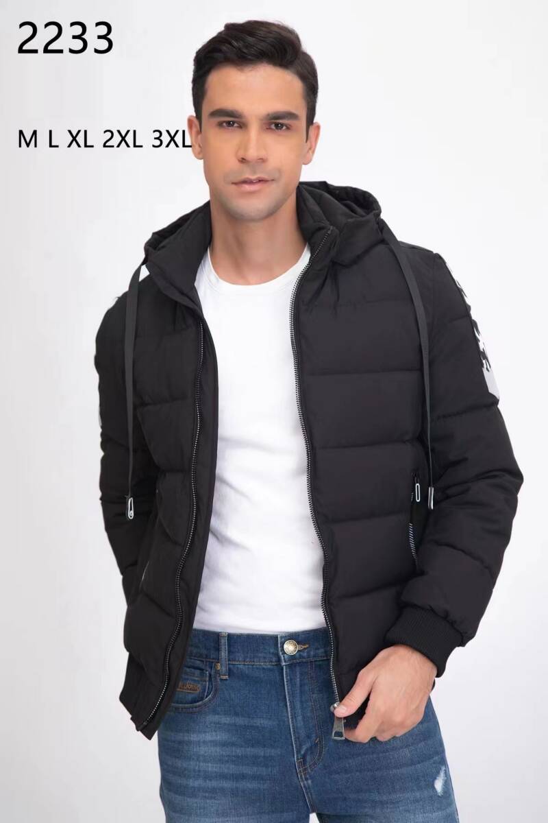 Kurtka męska zimowa Roz M-3XL, 1 Kolor Paczka 5 szt